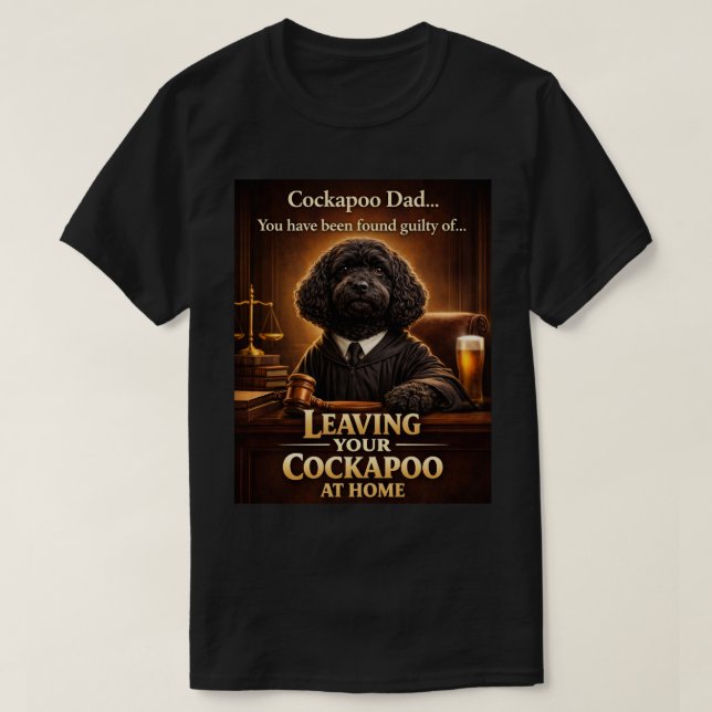 Cockapoo Dad Shirt | Funny Dog Pub Gift (Design vorne)