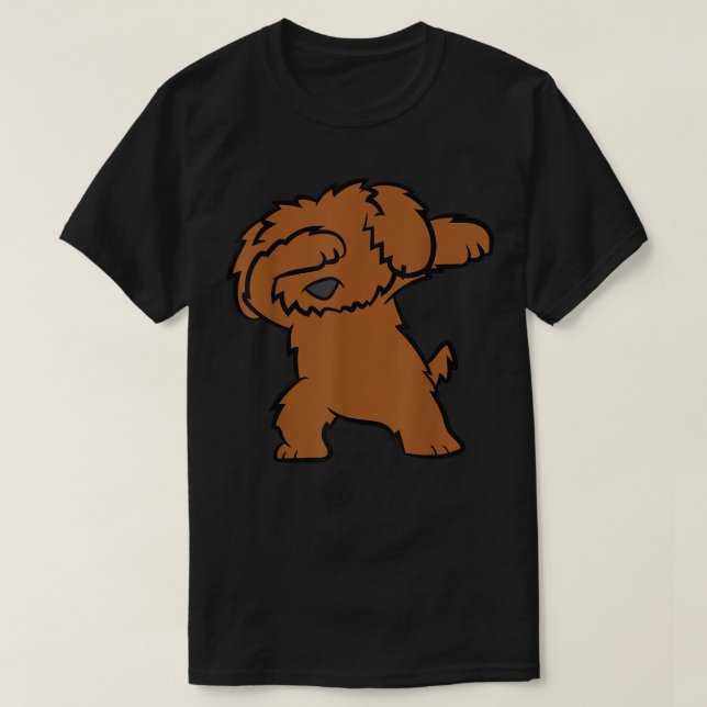 Cockapoo Dog Dabbing Cute Dabbing Cockapoo  T-Shirt (Design vorne)