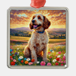 Cockapoo Dog Ornament Aus Metall
