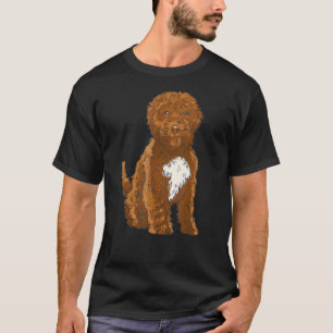 Cockapoo Dog Poodle Realistisches Cockapoo Liebe T-Shirt