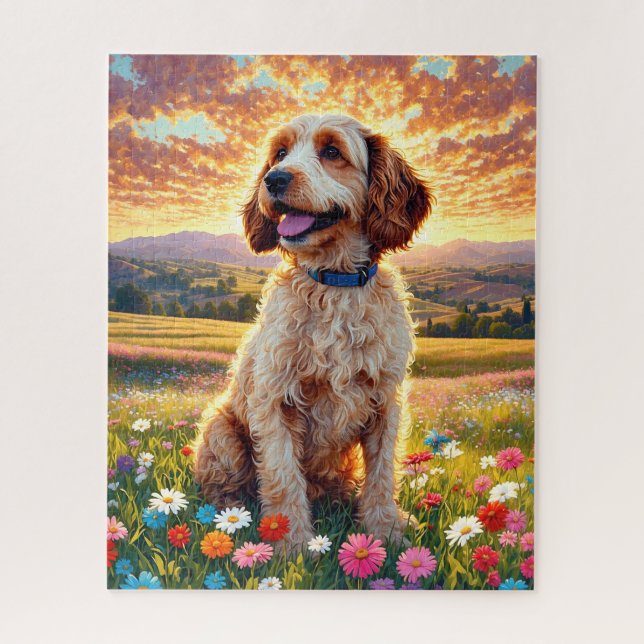 Cockapoo Dog Puzzle (Vertikal)
