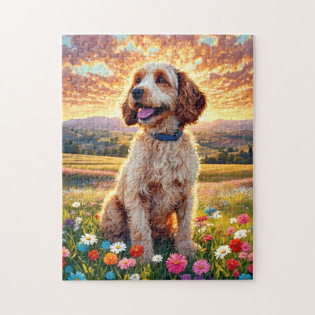 Cockapoo Dog Puzzle (Vertikal)
