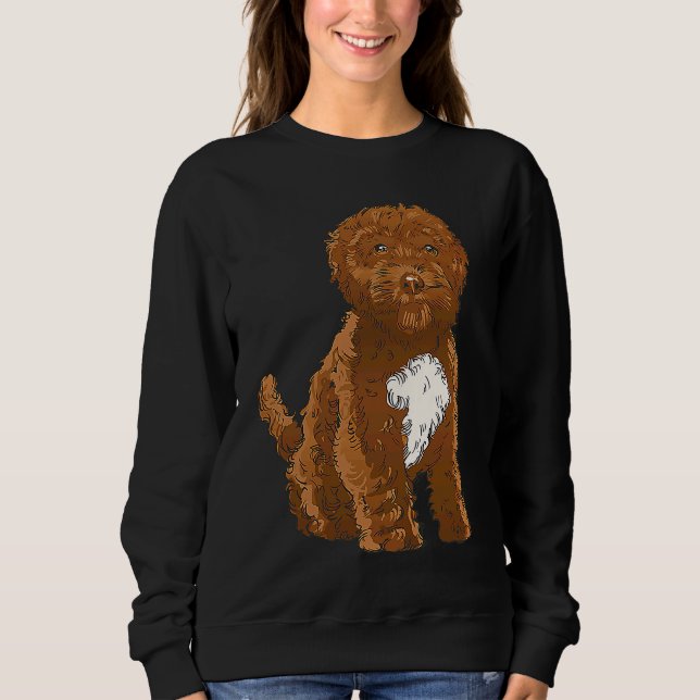 Cockapoo Dog Sweatshirt (Vorderseite)