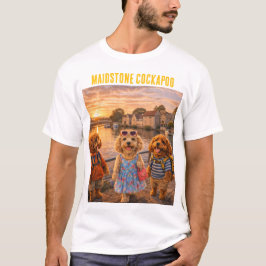 Cockapoo-Fluss-T-Shirt Kent Geschenk T-Shirt