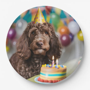 Cockapoo Geburtstagsparty Pappteller