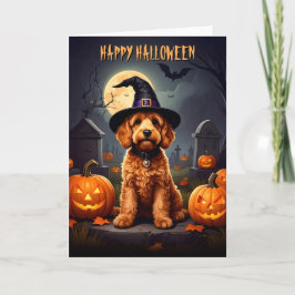 Cockapoo Halloween Karte