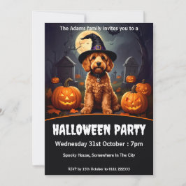 Cockapoo Halloween-Party Einladung
