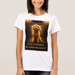 Cockapoo-Hauptfigur-Shirt Lustiges Hundebesitzer-G T-Shirt