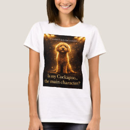 Cockapoo-Hauptfigur-Shirt Lustiges Hundebesitzer-G T-Shirt