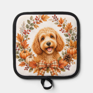 Cockapoo-Herbstkranz Topflappen