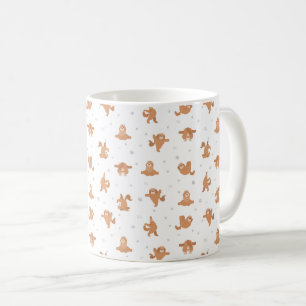Cockapoo-Hund, der Yoga macht Kaffeetasse