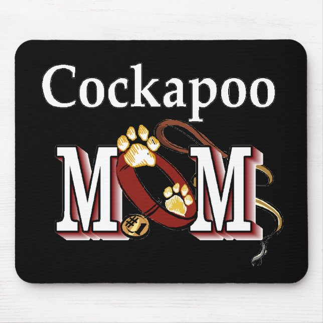 Cockapoo Hund Mama Geschenke Mousepad (Vorne)