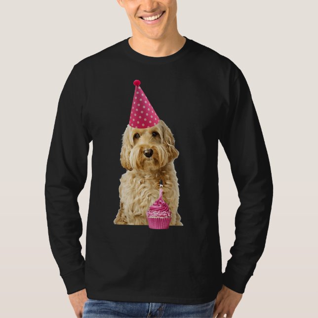 Cockapoo Hund mit Cup Kuchen Cockapoo Mama Cockerp T-Shirt (Vorderseite)