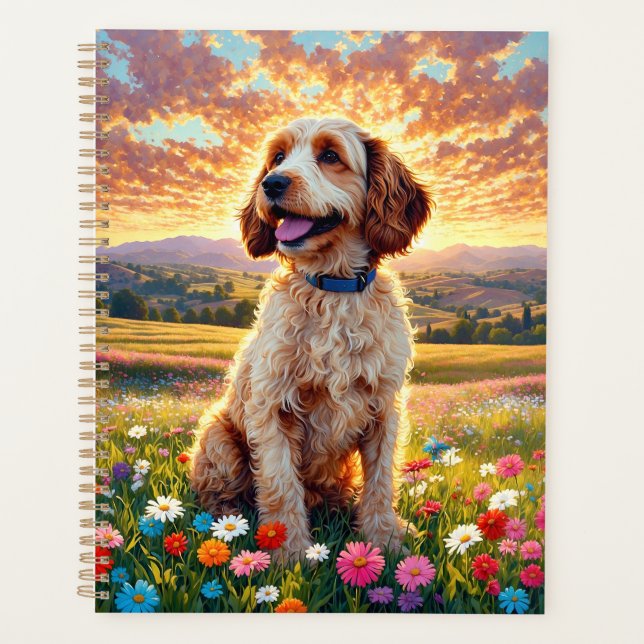 Cockapoo Hund Planer (Vorderseite)