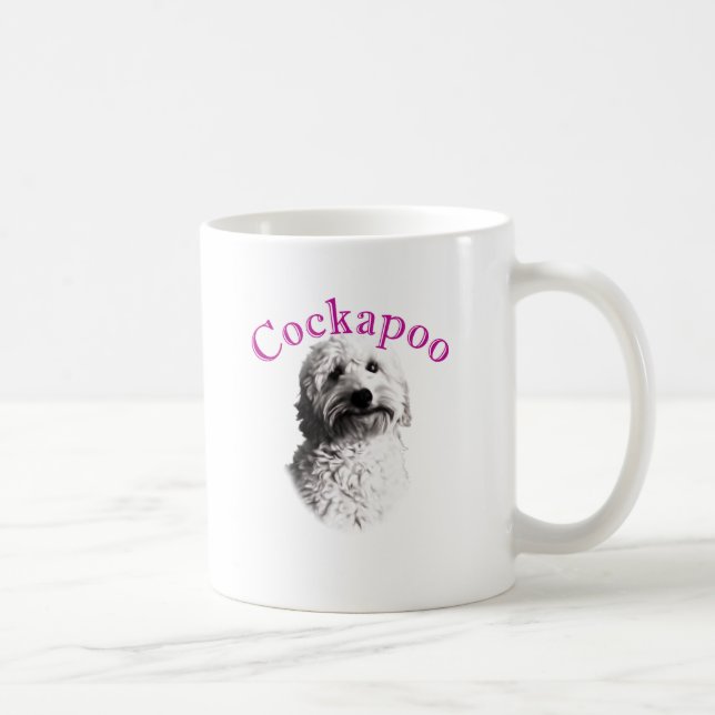 Cockapoo Hund Tasse (Rechts)