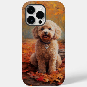 Cockapoo im Herbst Leaves Fall Inspiriert Case-Mate iPhone 14 Pro Max Hülle
