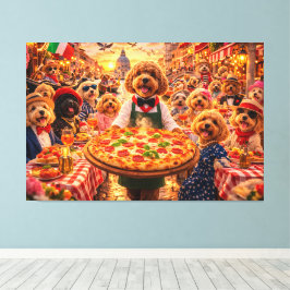 Cockapoo Italian Street Wall Art – Luxury art Leinwanddruck
