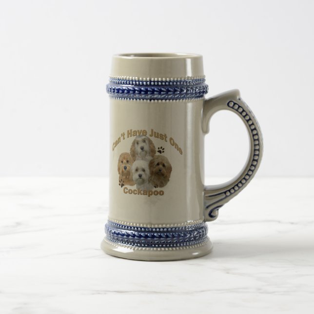 Cockapoo kann nicht nur ein Geschenk haben Bierglas (Rechts)