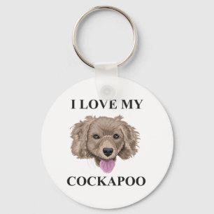 Cockapoo Liebe Schlüsselanhänger