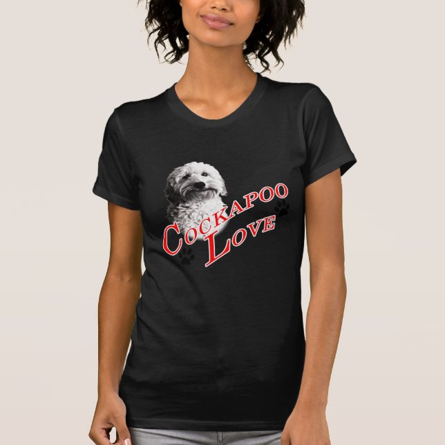 Cockapoo Liebe T-Shirt (Vorderseite)