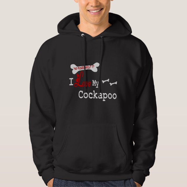 Cockapoo Liebhaber Geschenke Hoodie (Vorderseite)