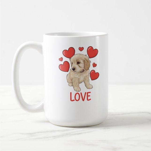 Cockapoo Love Kaffeetasse (Links)