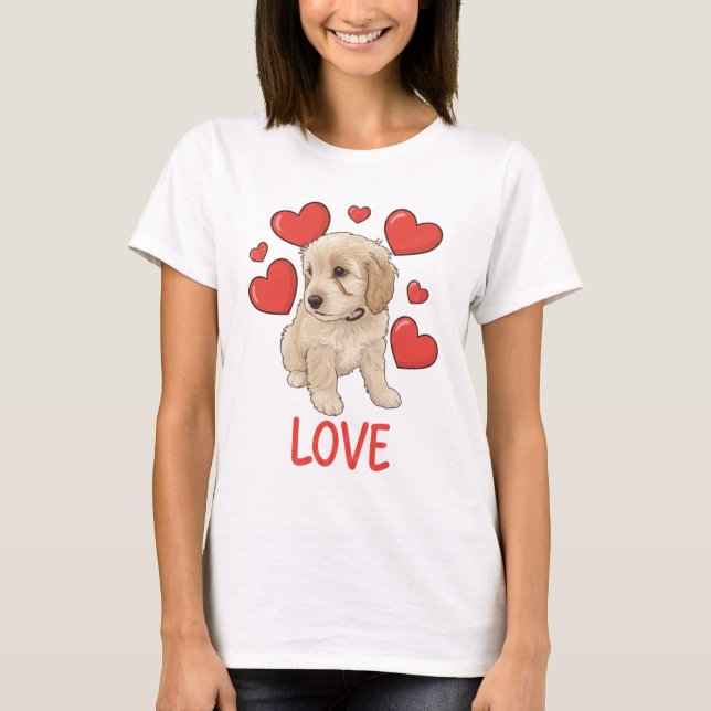 Cockapoo Love T-Shirt (Vorderseite)