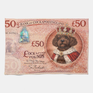 Cockapoo Lustiges Hundegeschenk Geschirrtuch
