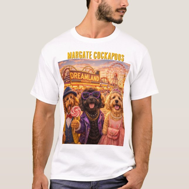 Cockapoo Margate Dreamland Shirt Lustiges Hundeges (Vorderseite)