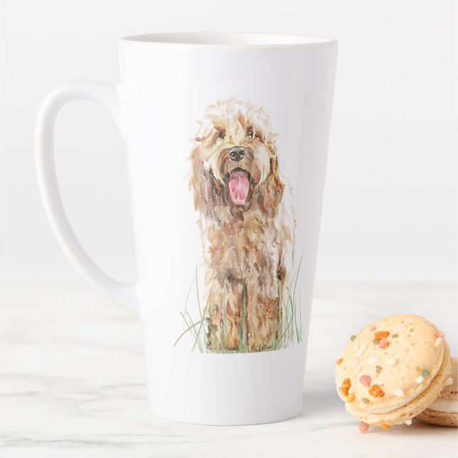 Cockapoo Mug, Dog Lover Gift, Cockapoo Art Mug Milchtasse (Beispiel)