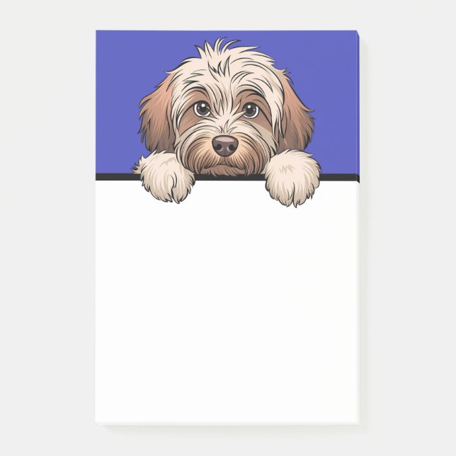 Cockapoo Niedlich Stationery Welpe Dog Lover Gesch Post-it Klebezettel (Vorderseite)