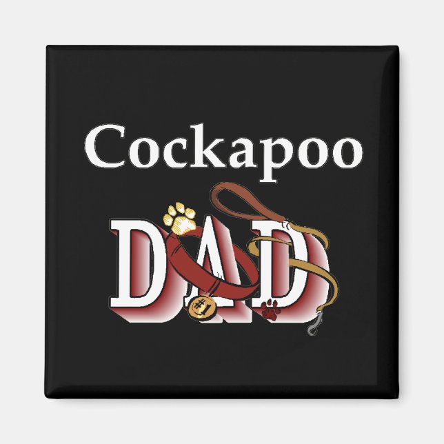 Cockapoo Papa Magnet (Vorne)