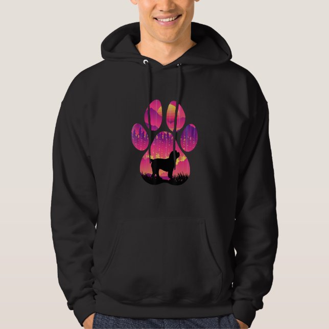 Cockapoo Paw Mom Dad Dog  Women Men Hoodie (Vorderseite)