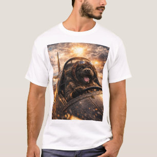 Cockapoo-Pilot-T-Shirt Hundepilot Geschenk T-Shirt