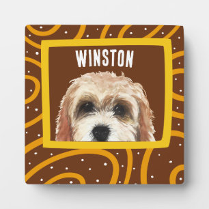 Cockapoo-Sonderrahmen für Foto Fotoplatte