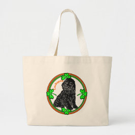 Cockapoo St Patrick's Day Jumbo Stoffbeutel