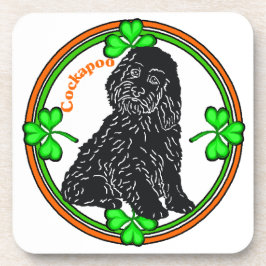 Cockapoo St Patrick's Day Untersetzer