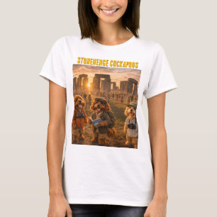 Cockapoo Stonehenge-Shirt Lustiges Hundegeschenk U T-Shirt