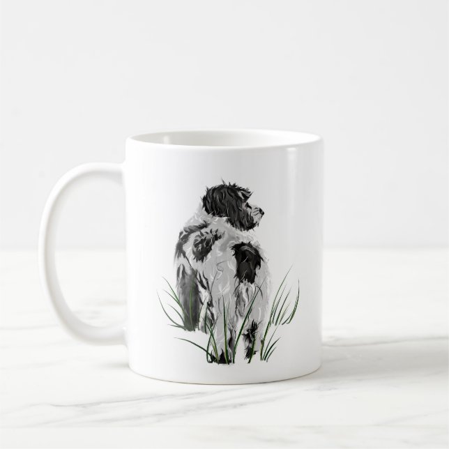 Cockapoo-Tasse –  Hunde-Mama-Kaffeetasse, Aquarell Kaffeetasse (Links)