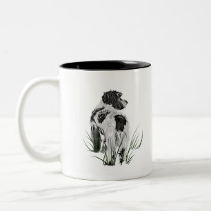 Cockapoo-Tasse –  Hunde-Mama-Kaffeetasse, Aquarell Zweifarbige Tasse