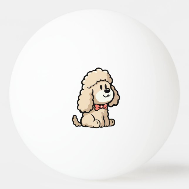 Cockapoo Tischtennisball (Vorderseite)