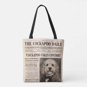 Cockapoo Vintage Zeitung