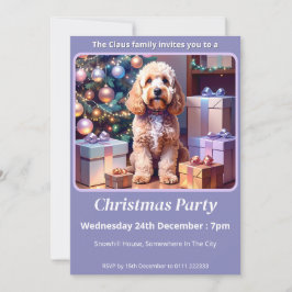 Cockapoo Weihnachten Einladung