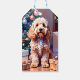 Cockapoo Weihnachten Geschenkanhänger
