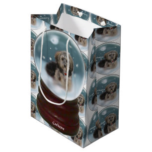 Cockapoo Weihnachten Mittlere Geschenktüte
