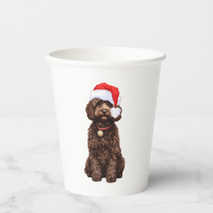 Cockapoo Weihnachten Pappbecher