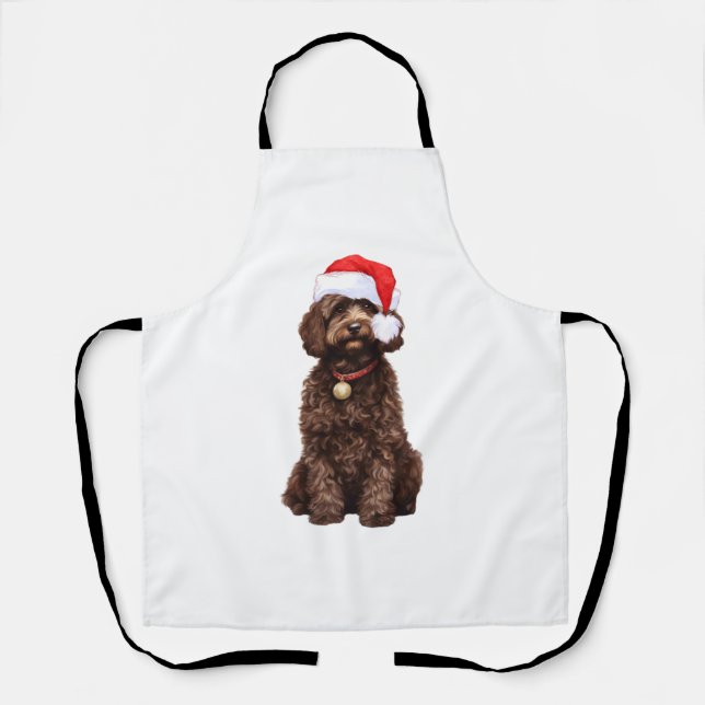 Cockapoo Weihnachten Schürze (Vorderseite)