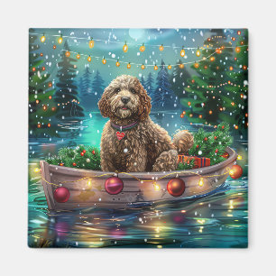 Cockapoo Weihnachtliche Reise Magnet