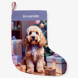 Cockapoo Weihnachts-Strumpf Kleiner Weihnachtsstrumpf