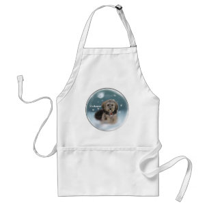 Cockapoo Weihnachtsgeschenke Schürze